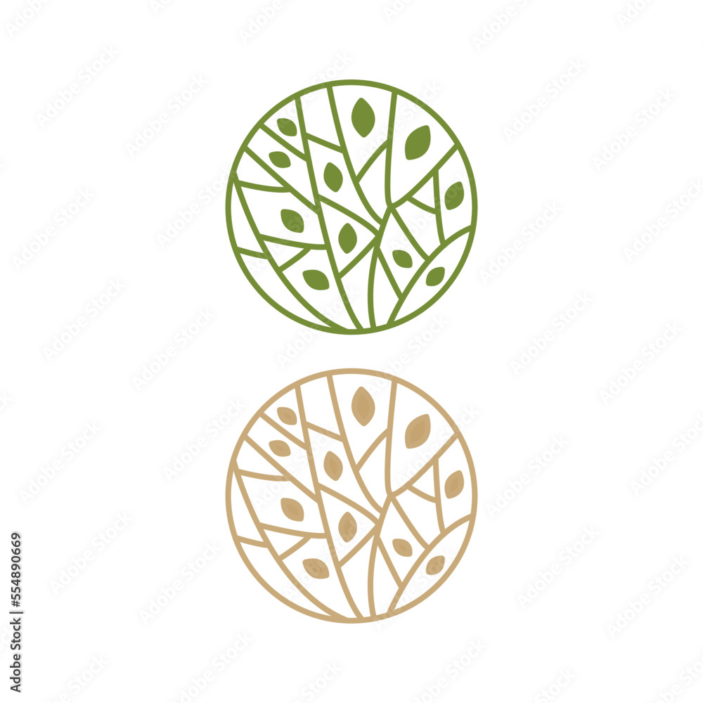 Natural product Eco Badge isolated on White Natural product Eco Badge isolated on White