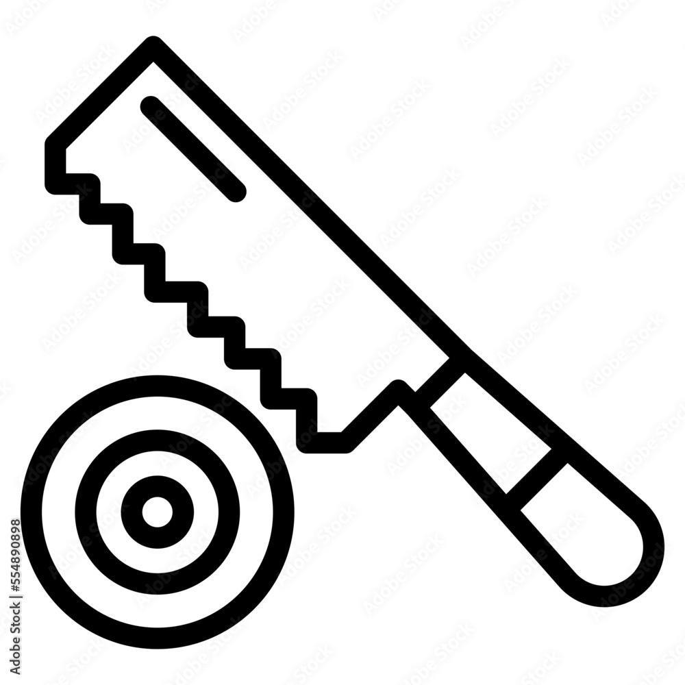 saw with wood line saw with wood line