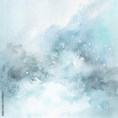 Abstract Watercolor Texture Background for Versatile Design Applications in Contemporary Art