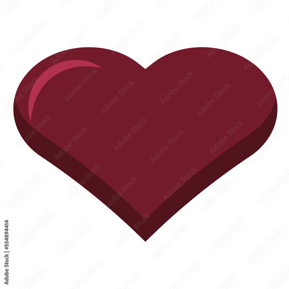 Red heart icon. Happy Valentines Day. Love sign symbol. Simple greeting card template. Cute graphic object. Flat design. White background. Isolated. Vector illustration Red heart icon. Happy Valentines Day. Love sign symbol. Simple greeting card template. Cute graphic object. Flat design. White background. Isolated. Vector illustration