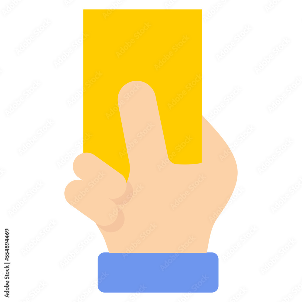 referee sport. yellow and red card and hand at football icon referee sport. yellow and red card and hand at football icon