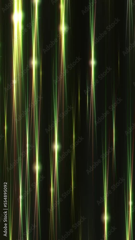 Abstract animated background of thin glowing streaks of light Abstract animated background of thin glowing streaks of light