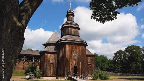Ancient Wooden Christian Orthodox Church (Baturyn, Ukraine) photo
