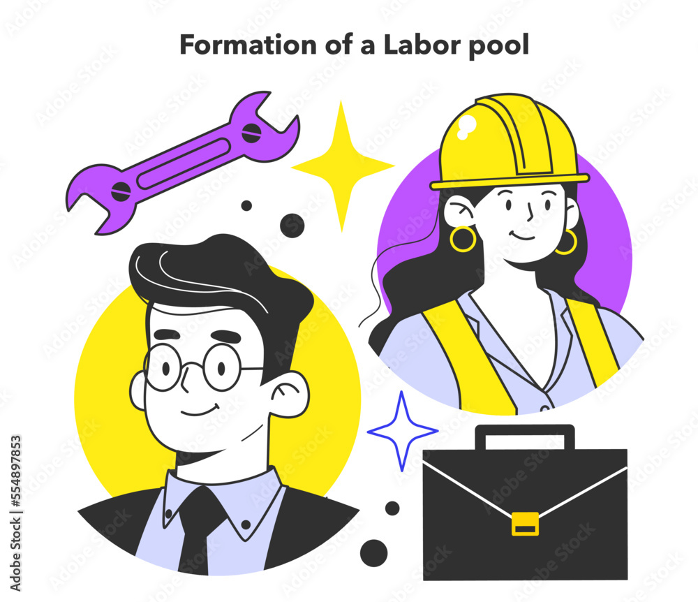 Formation of a Labor pool. Unemployment under 5 percent. Benefits of low Formation of a Labor pool. Unemployment under 5 percent. Benefits of low