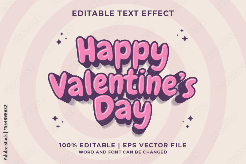 3d Happy Valentine's Day Cartoon Editable Text Effect Premium Vector 3d Happy Valentine's Day Cartoon Editable Text Effect Premium Vector