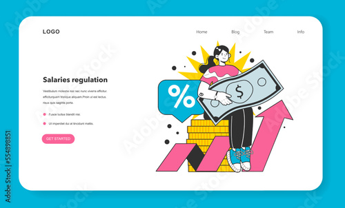 Salaries regulation as a measure to reduce inflation web banner