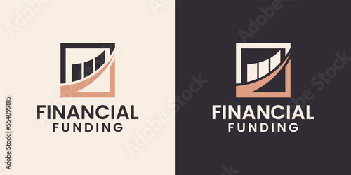 Financial funding and investment logo design inspirations