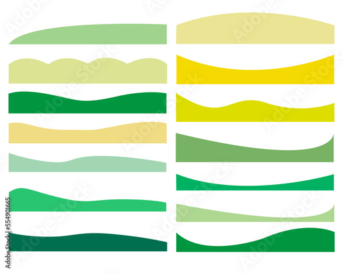 decorative curved border	