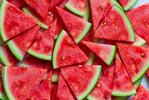 macro watermelon,Juicy, Fresh Sliced Watermelon Wedges