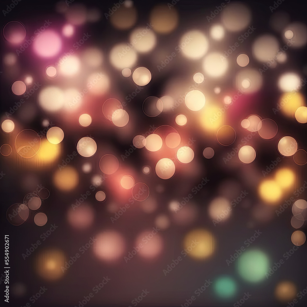 Celebration with Sparkling Bokeh and flare Background by Generative AI Illustrations Celebration with Sparkling Bokeh and flare Background by Generative AI Illustrations