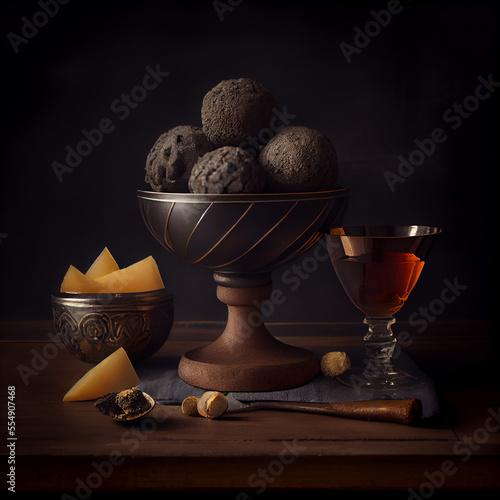 chocolate balls in a bowl