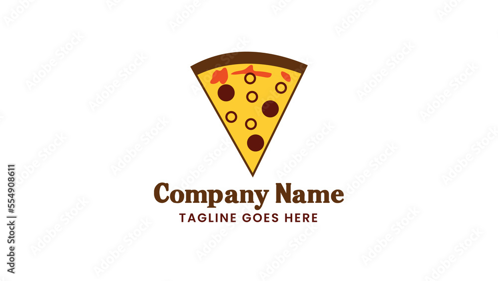 Minimal Pizza Logo Template