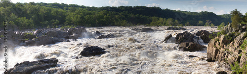Great Falls at high water.; Great Falls of the Potomac River, Virginia, Maryland. photo