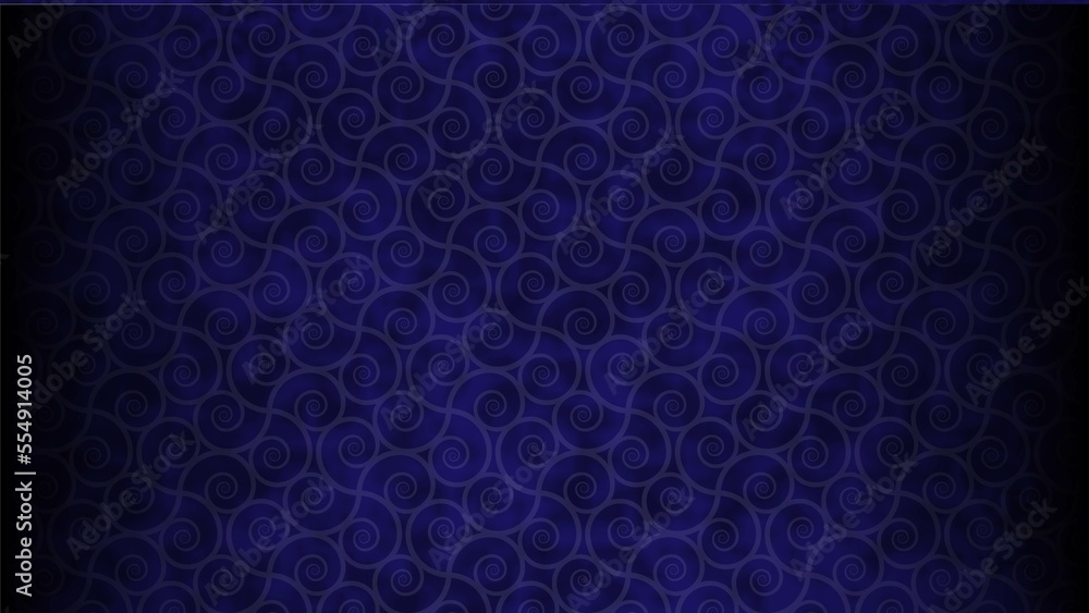 Dark blue background with fabric style pattern overlayed with black shades