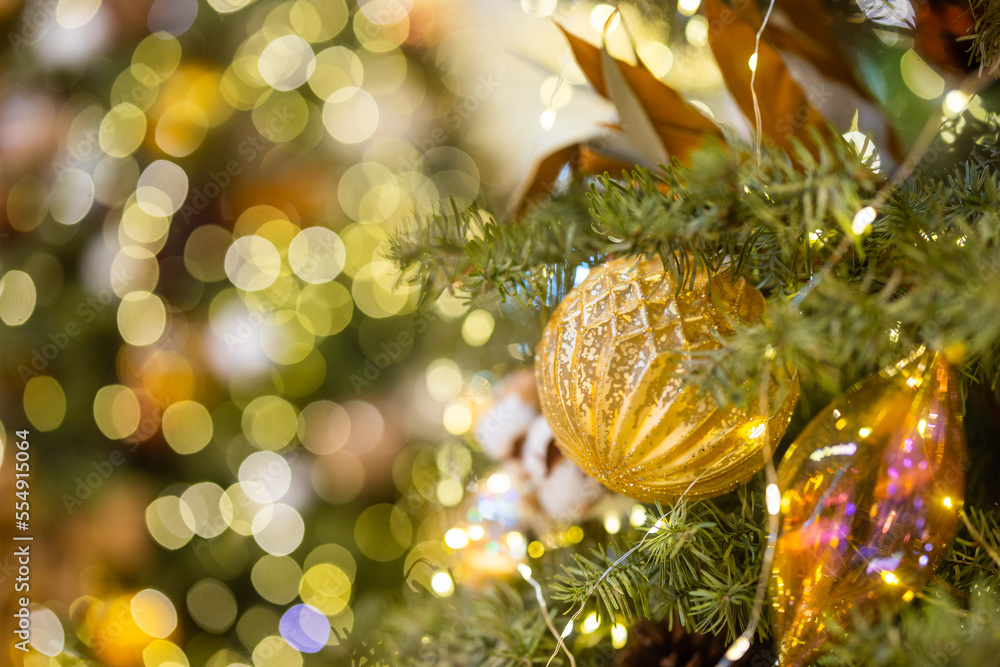 Christmas decoration hanging on the tree Christmas decoration hanging on the tree