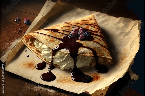 Délicieuse crêpe garnie