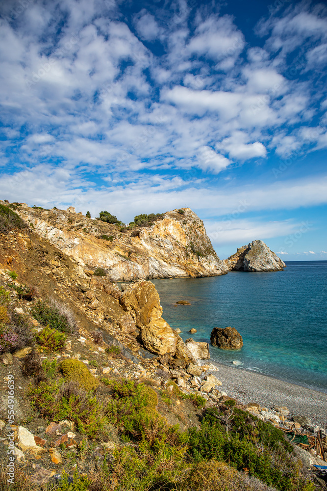 Beautiful sites of Skiathos island, Greece	