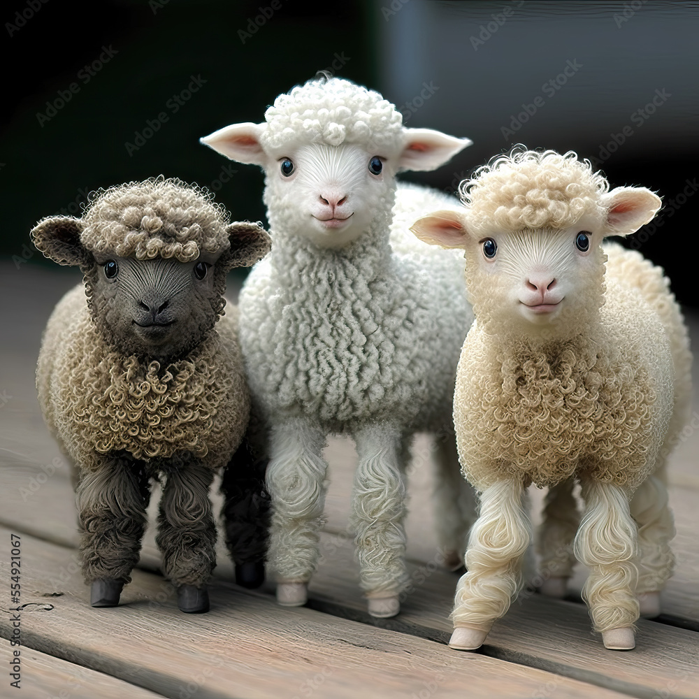 Obraz premium Lambs and Co