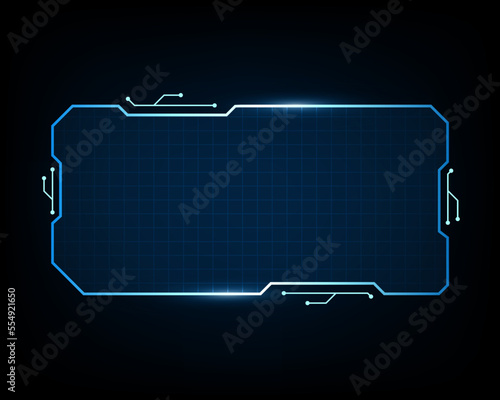 hologram template game background screen science