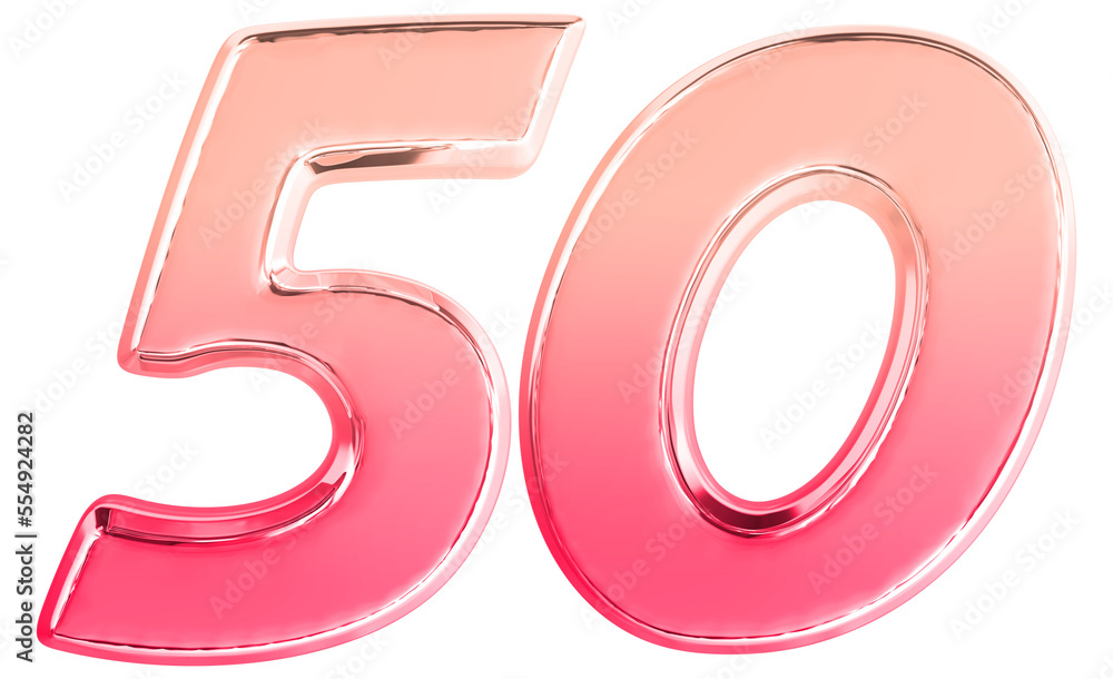 Number 3D Rendering Stock Illustration | Adobe Stock