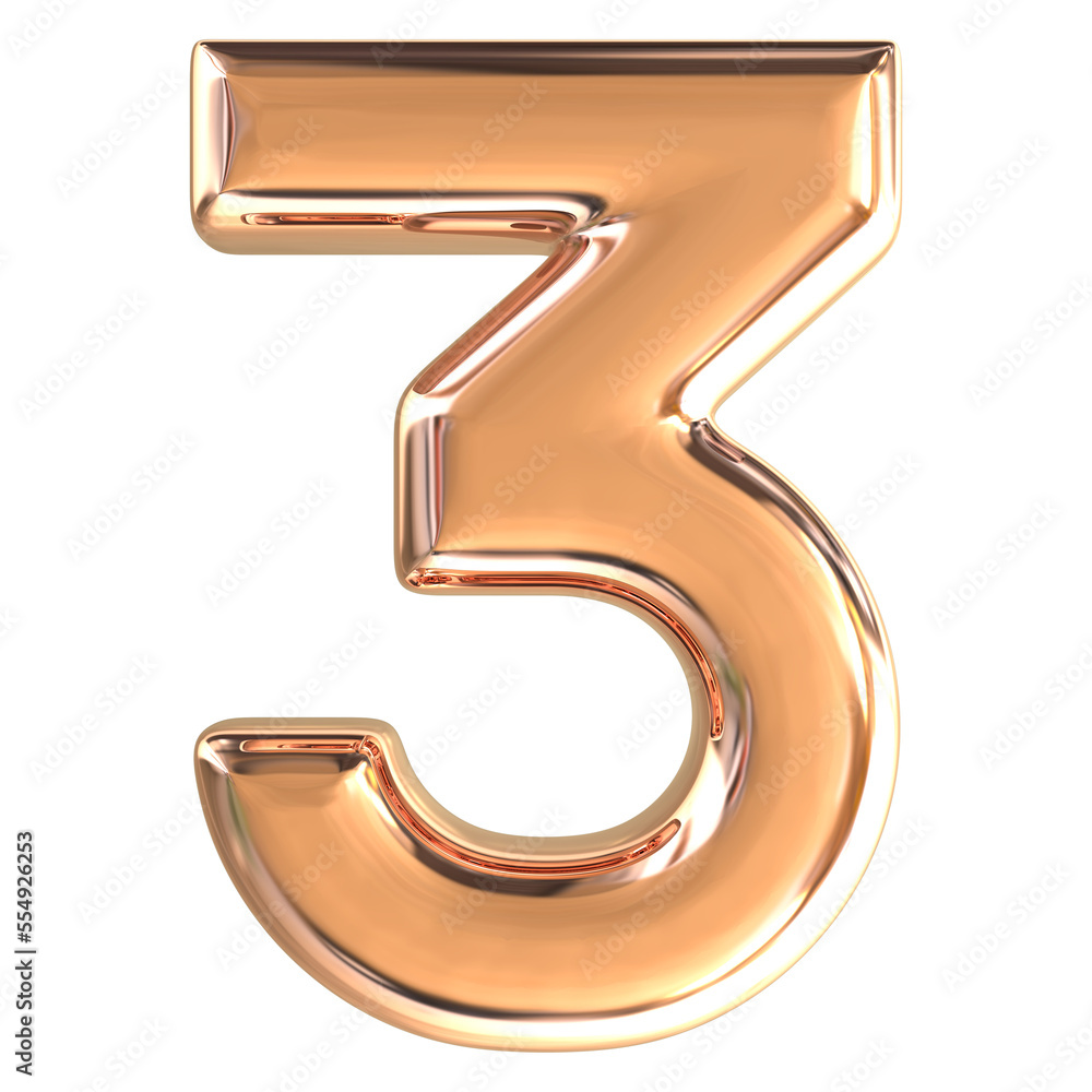 Number 3D Rendering
Number 3D Rendering