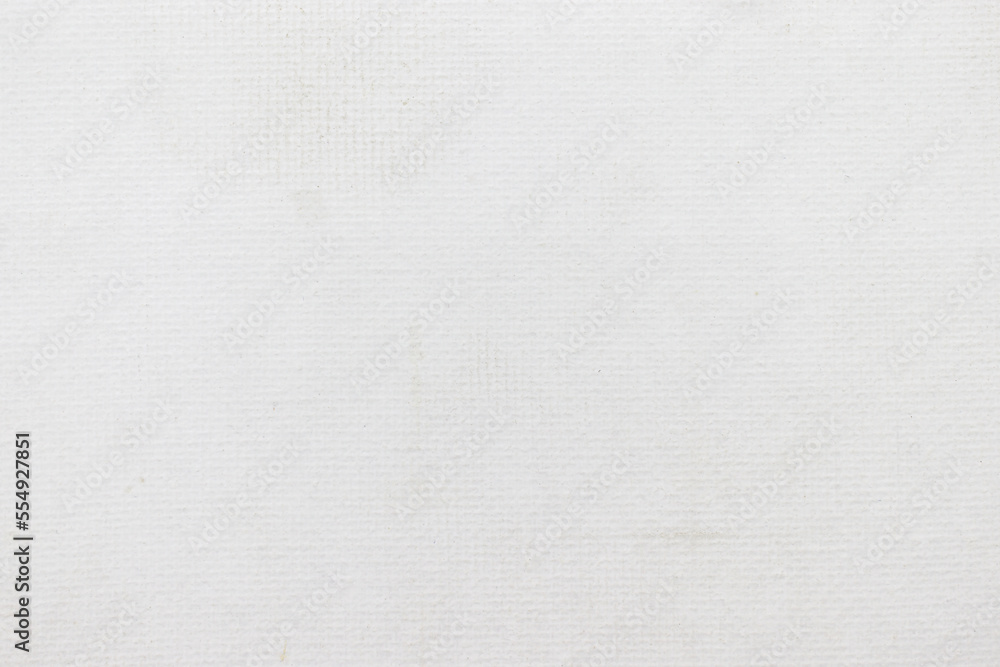 Fototapeta premium white fabric canvas texture background, close-up