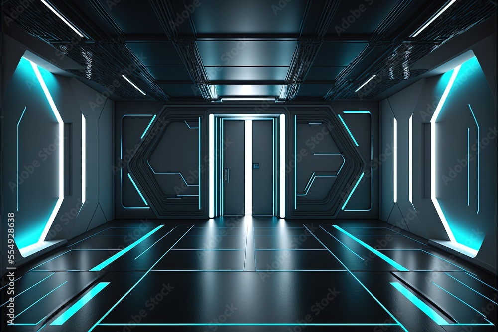 Spaceship sci-fi room Spaceship sci-fi room
