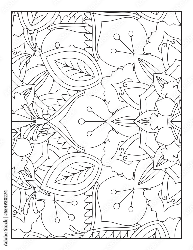 Flower Mandala Coloring Page ,Floral Coloring Pages, Coloring Pages ...