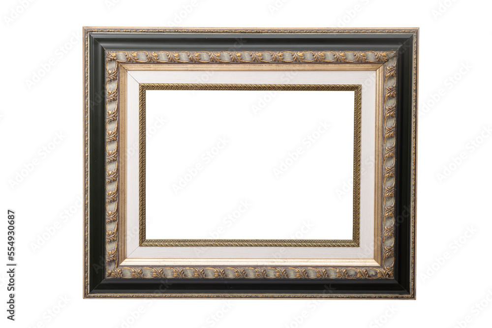 Frame for pictures or photos with gilding. isolated on white background Frame for pictures or photos with gilding. isolated on white background