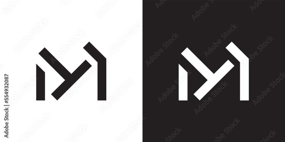 Minimal TM logo. Icon of a MT letter on a luxury background. Logo idea ...
