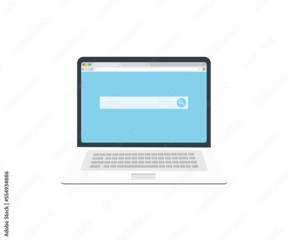 laptop computer, searching information on website logo design. Data Search Technology Search. Using Search Console with your website vector design and illustration.
laptop computer, searching information on website logo design. Data Search Technology Search. Using Search Console with your website vector design and illustration.