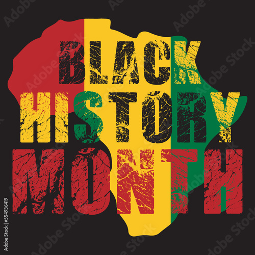 BLACK HISTORY MONTH t-shirt design