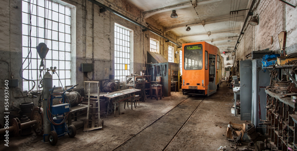 old abandoned train