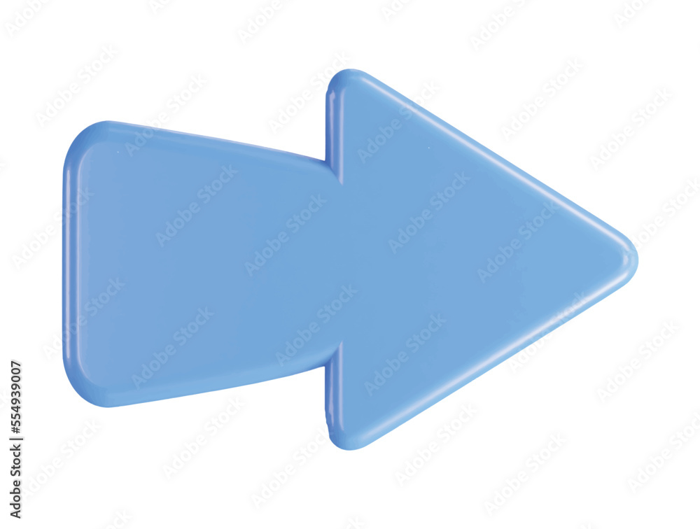 Arrow icon 3d rendering vector illustration Arrow icon 3d rendering vector illustration