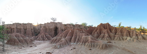 view of the Tatacoa Desert in Villavieja Huila Colombia