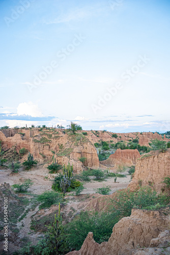 view of the Tatacoa Desert in Villavieja Huila Colombia