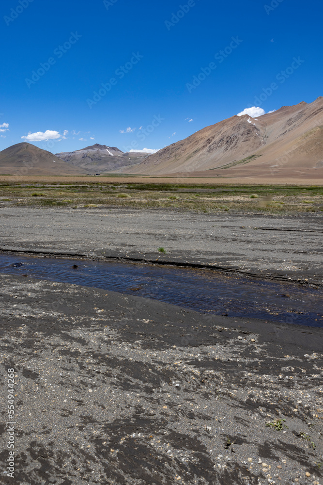 Landscape at Paso Vergara - crossing the border from Chile to Argentina while traveling South America