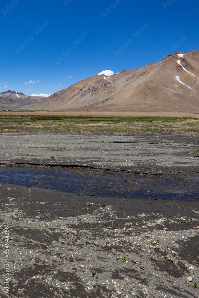 Landscape at Paso Vergara - crossing the border from Chile to Argentina while traveling South America