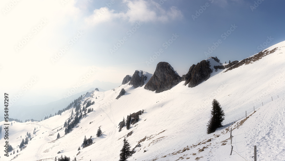 Winter in the Alps.