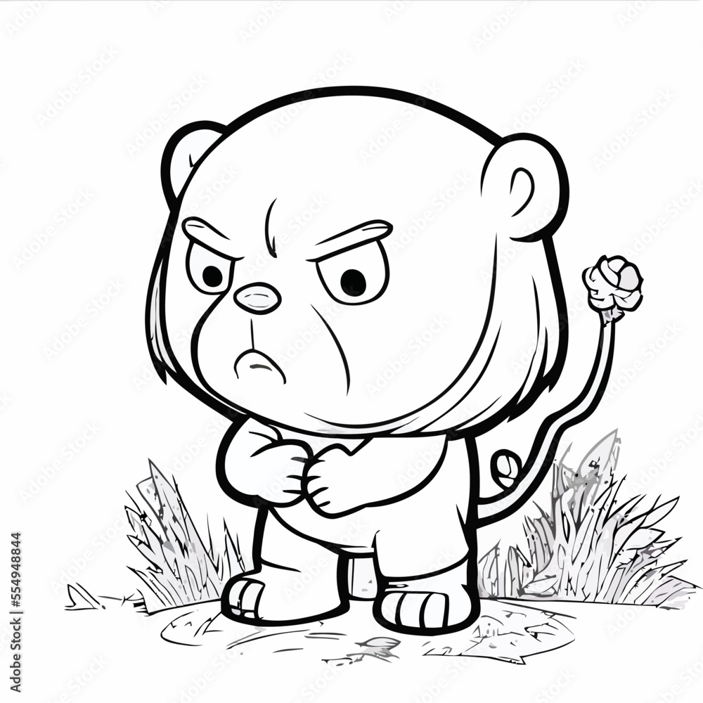 Vector illustration of a Baby Lion Vector illustration of a Baby Lion