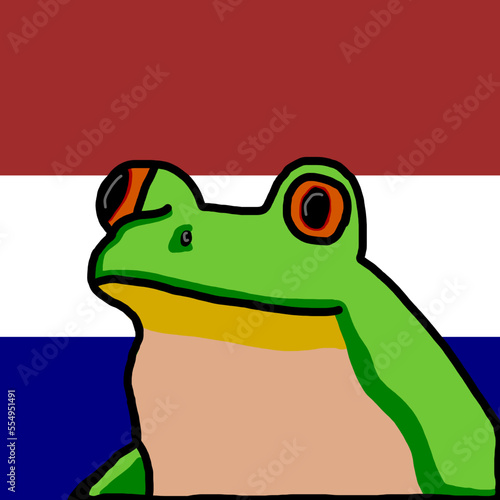 Fotografie Netherlandish Zaporizhzhyan frog