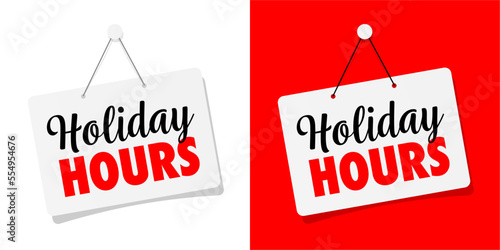 Holiday hours