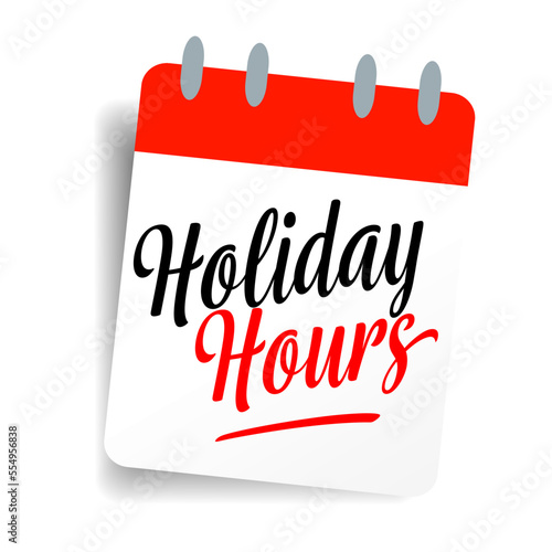 Holiday hours