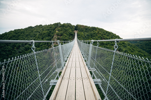 Fototapeta Naklejka Na Ścianę i Meble -  suspension bridge in germany