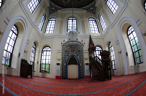 Sadabad Mosque is located in Istanbul. It was built in 1862 during the reign of Sultan Abdulaziz. photo