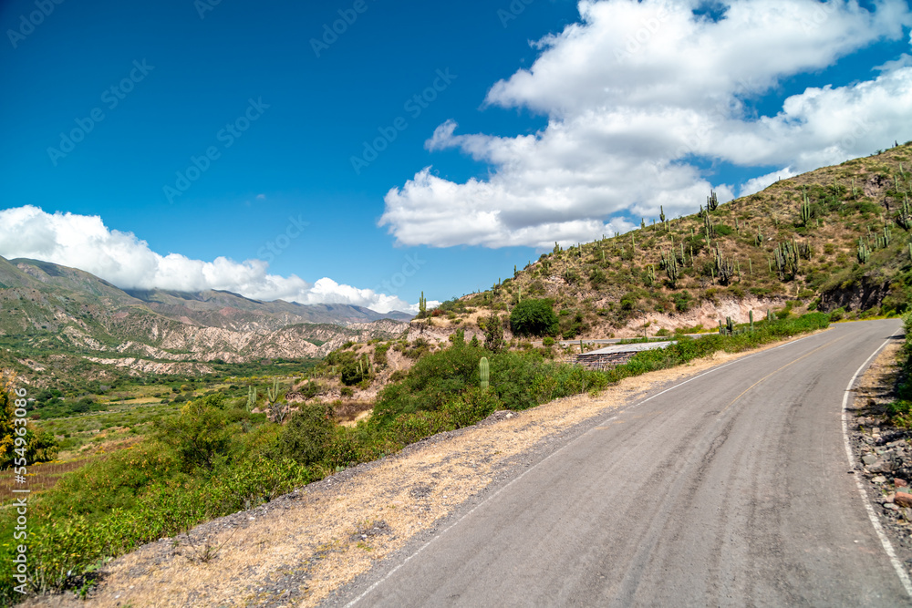 road in a beautiful mountain landscape
