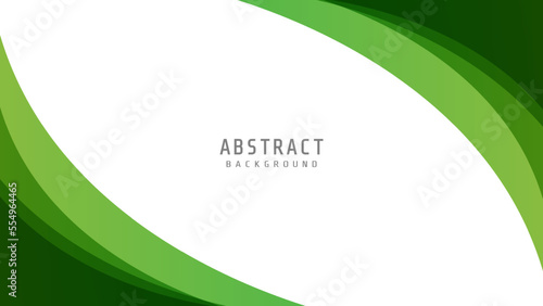 abstract green background. modern green curve background template