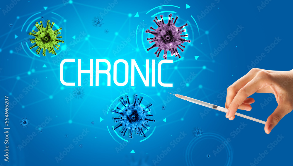 Syringe, medical injection in hand, coronavirus vaccine concept Syringe, medical injection in hand, coronavirus vaccine concept