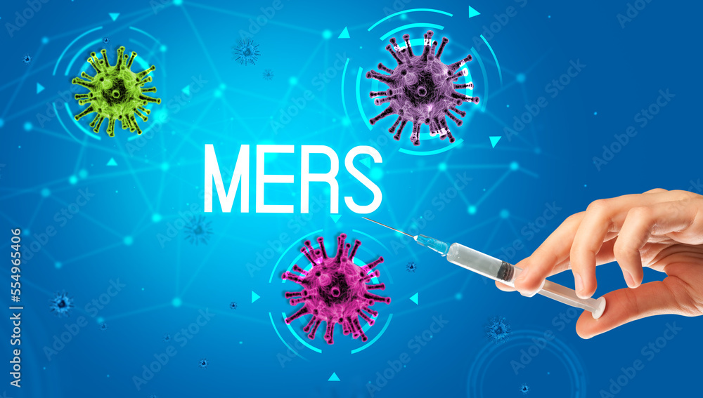 Syringe, medical injection in hand, coronavirus vaccine concept Syringe, medical injection in hand, coronavirus vaccine concept