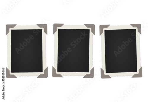 blank photo frames, blank photo frame, polaroid set	
